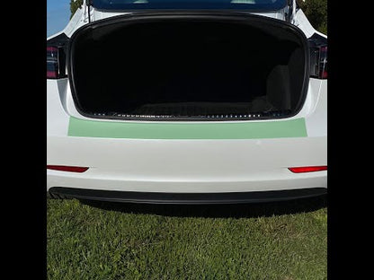 Ladekantenschutz aus PPF -  Tesla Model 3