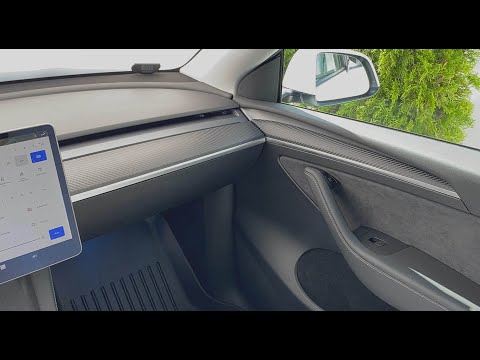 Folierung-Dashboard, Passgenau für Model 3&Y