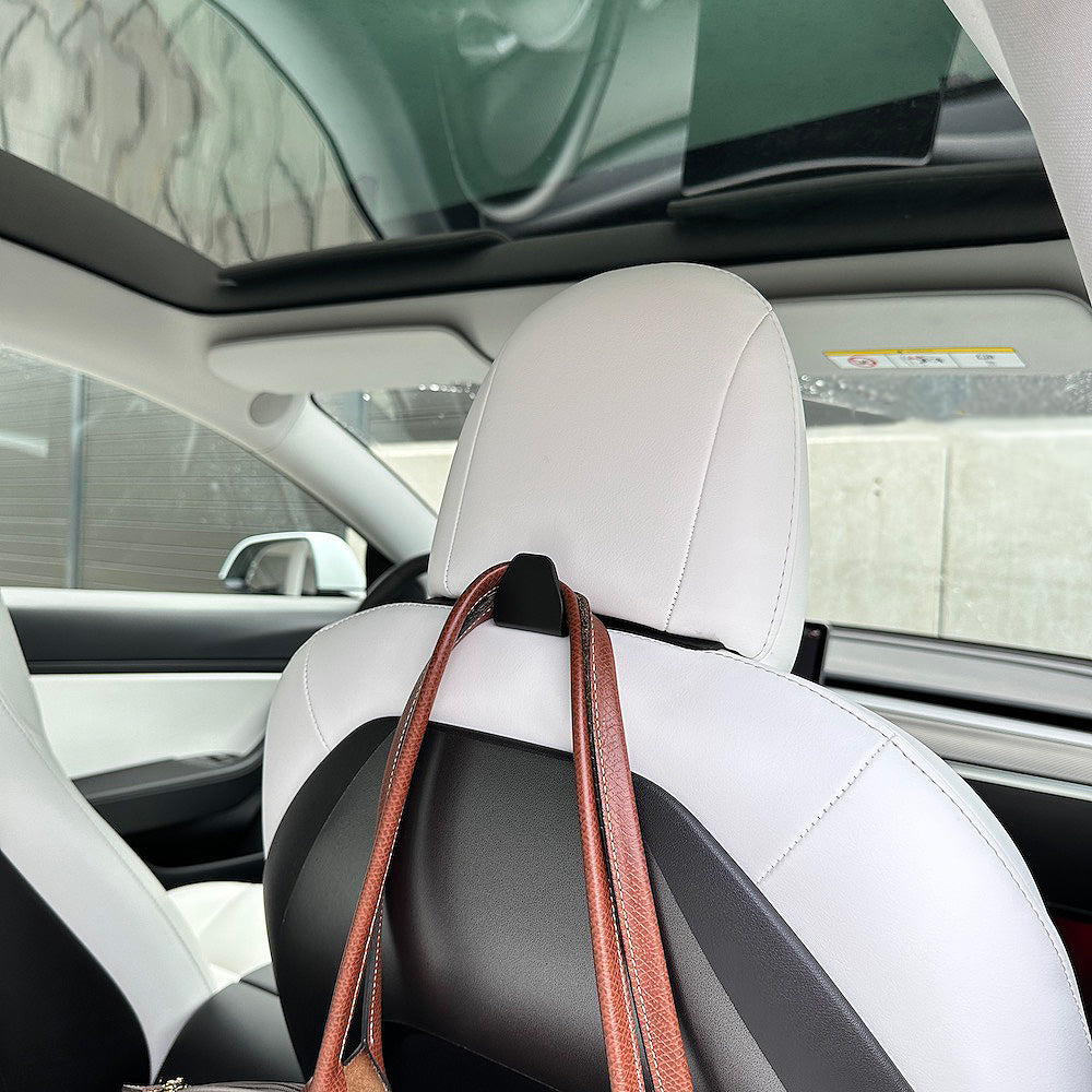 Für Tesla Modell y Kofferraum Haken Reihe Sitz Auto Innenraum Aufbewahrung  halter für Gepäck tasche Regenschirm Kleiderbügel abs Haken Autozubehör