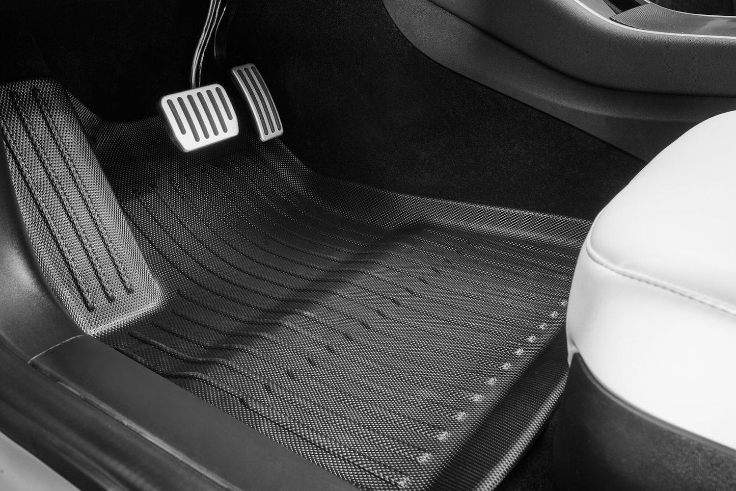 Tesla Model 3 Allwetter Fußmatten - 3D Gummimatten für Fahrer und